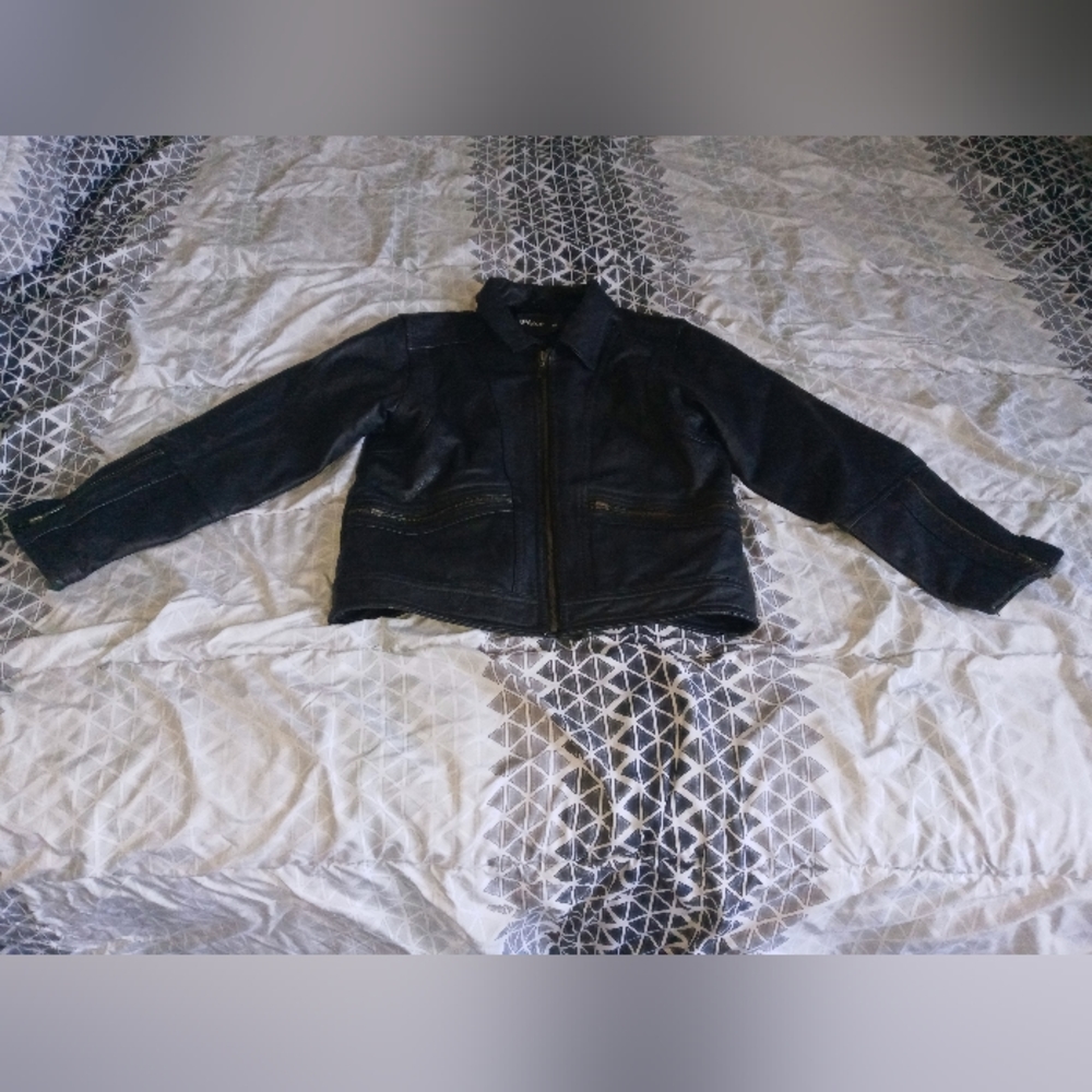 Girls leather jacket